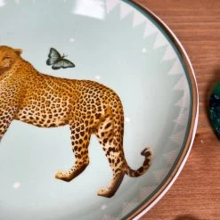 Darthome Limited Round Pale Green Leopard Trinket Dish 8 Darthome Limited Round Pale Green Leopard Trinket Dish -Décor Dreams Shop IMG E4404