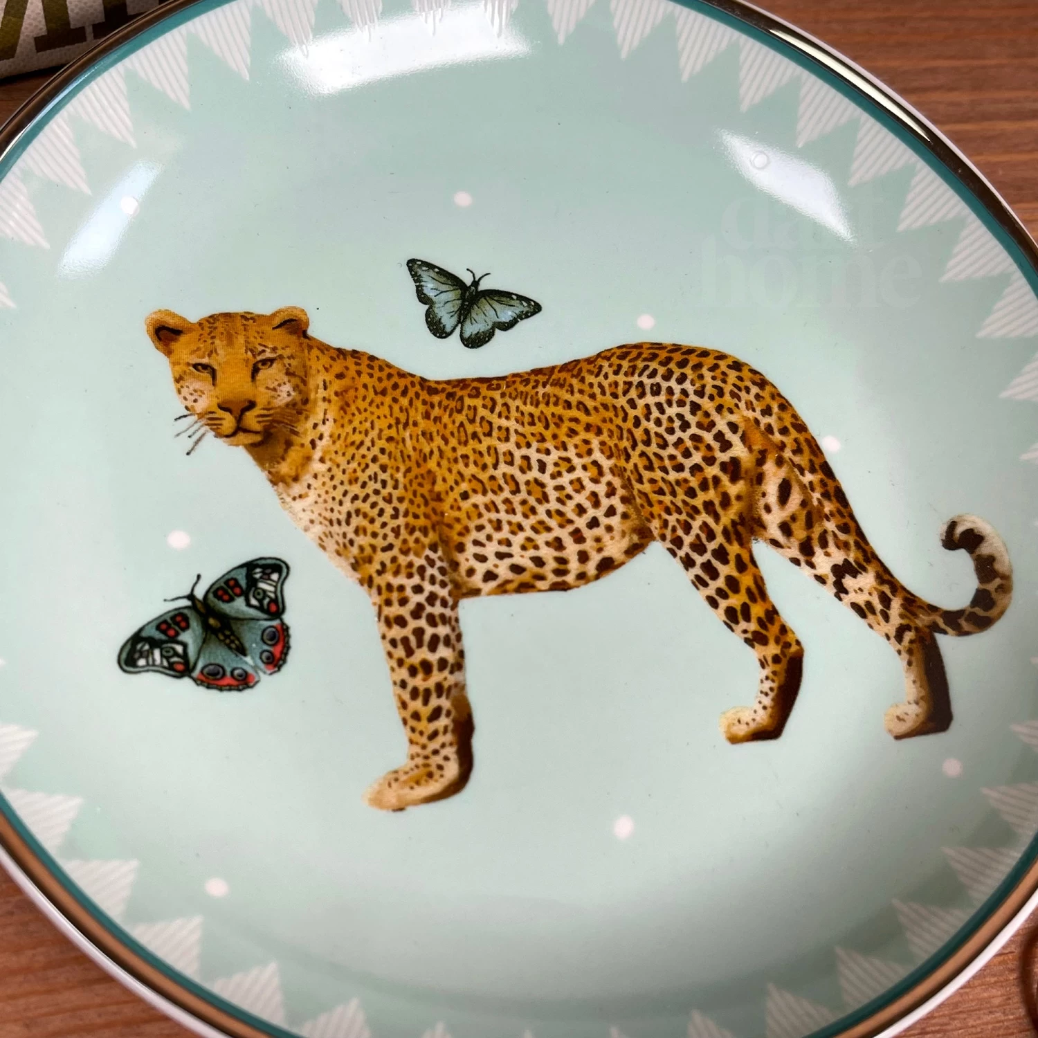 Darthome Limited Round Pale Green Leopard Trinket Dish 6 Darthome Limited Round Pale Green Leopard Trinket Dish - Image 4