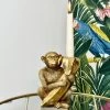 Darthome Limited Gold Monkey With Banana Candlestick Holder 1 Darthome Limited Gold Monkey With Banana Candlestick Holder -Décor Dreams Shop IMG E4520