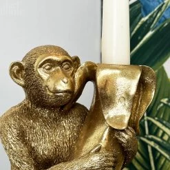Darthome Limited Gold Monkey With Banana Candlestick Holder 13 Darthome Limited Gold Monkey With Banana Candlestick Holder -Décor Dreams Shop IMG E4526