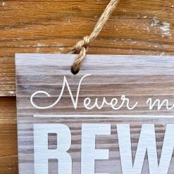 Darthome Limited Hanging Wooden Garden Sign - Beware Of The Owner -Décor Dreams Shop IMG E4527 edited38