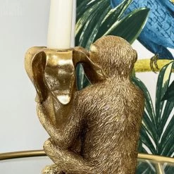 Darthome Limited Gold Monkey With Banana Candlestick Holder 17 Darthome Limited Gold Monkey With Banana Candlestick Holder -Décor Dreams Shop IMG E4531 5e4c4e6a a593 451b ab3f f8052996bbb0