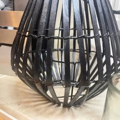 Darthome Limited Matt Black Slatted Candle Lantern -Décor Dreams Shop IMG E4649