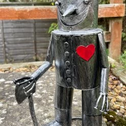 Darthome Limited Silver Tin Man Garden Sculpture -Décor Dreams Shop IMG E4657