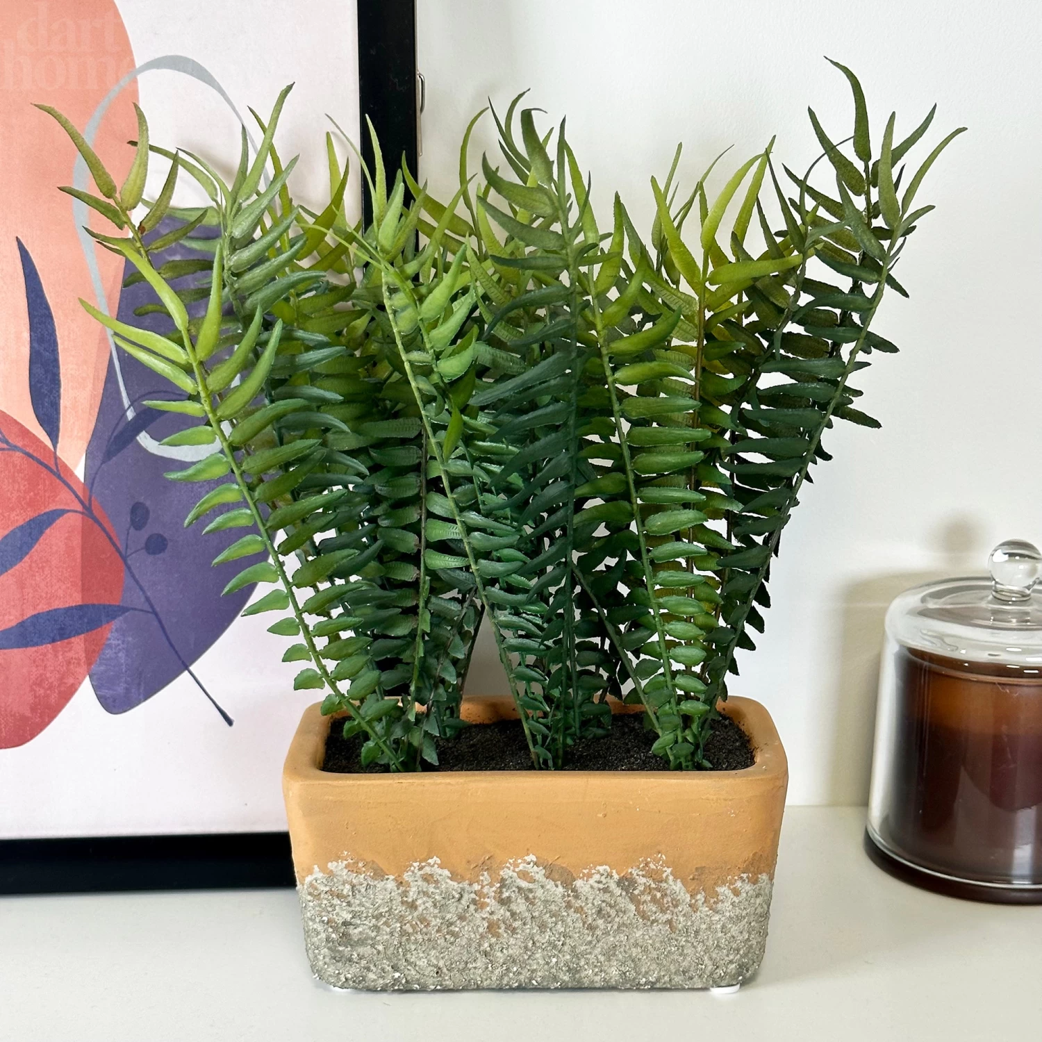 Darthome Limited Faux Potted Fern Plant In Terracotta Pot 7 Darthome Limited Faux Potted Fern Plant In Terracotta Pot - Image 5