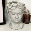 Darthome Limited Stone Effect Goddess Head Pot Cover -Décor Dreams Shop IMG E4749