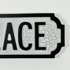 Darthome Limited Crackled Prosecco Palace Street Sign -Décor Dreams Shop IMG E5285