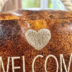 Darthome Limited Faux Leather Welcome Cube Doorstop -Décor Dreams Shop IMG E5303 edited44