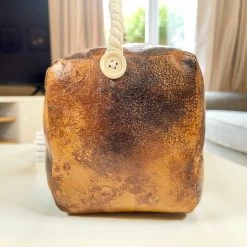 Darthome Limited Faux Leather Welcome Cube Doorstop -Décor Dreams Shop IMG E5304 edited45