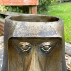 Darthome Limited Gold Monkey Head Planter Large -Décor Dreams Shop IMG E5323 edited61