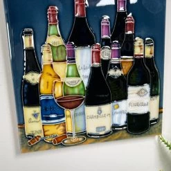 Darthome Limited Wine Cellar Selection Ceramic Art Tile 8x8" -Décor Dreams Shop IMG E5340