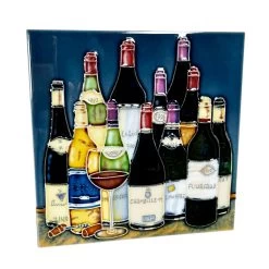 Darthome Limited Wine Cellar Selection Ceramic Art Tile 8x8" -Décor Dreams Shop IMG E5341copy