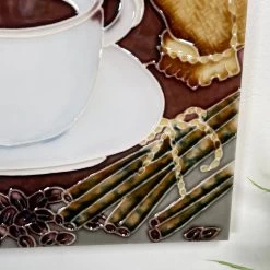 Darthome Limited Coffee Beans Ceramic Art Tile 8x8" -Décor Dreams Shop IMG E5370