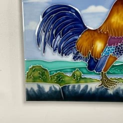 Darthome Limited Cockerel Ceramic Art Tile 8x8" -Décor Dreams Shop IMG E5390