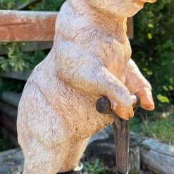 Darthome Limited Pig With Spade Garden Sculpture -Décor Dreams Shop IMG E5732 edited6