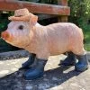 Darthome Limited Pink Resin Pig With Wellies Ornament -Décor Dreams Shop IMG E5741 edited14
