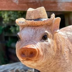 Darthome Limited Pink Resin Pig With Wellies Ornament -Décor Dreams Shop IMG E5743 edited16