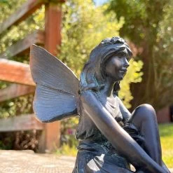 Darthome Limited Shelf Sitting Bronze Fairy Ornament -Décor Dreams Shop IMG E5853 edited110