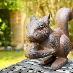 Darthome Limited Cast Iron Squirrel Eating Nut Ornament -Décor Dreams Shop IMG E5916 edited167