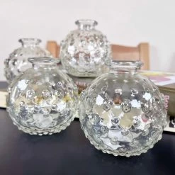 Darthome Limited Set Of 3 Clear Glass Bobble Vases -Décor Dreams Shop IMG E6140 edited19