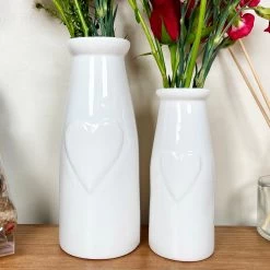 Darthome Limited Set Of 2 Heart Bottle Vases -Décor Dreams Shop IMG E61461