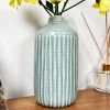 Darthome Limited Glazed Ceramic Indented Bottle Vase