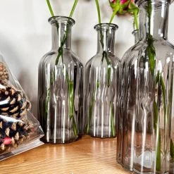 Darthome Limited Set Of 4 Smoky Grey Bottle Vases -Décor Dreams Shop IMG E6203