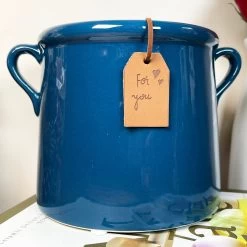 Darthome Limited Synergy Blue Urn Pot -Décor Dreams Shop IMG E6258