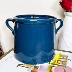 Darthome Limited Synergy Blue Urn Pot -Décor Dreams Shop IMG E6260