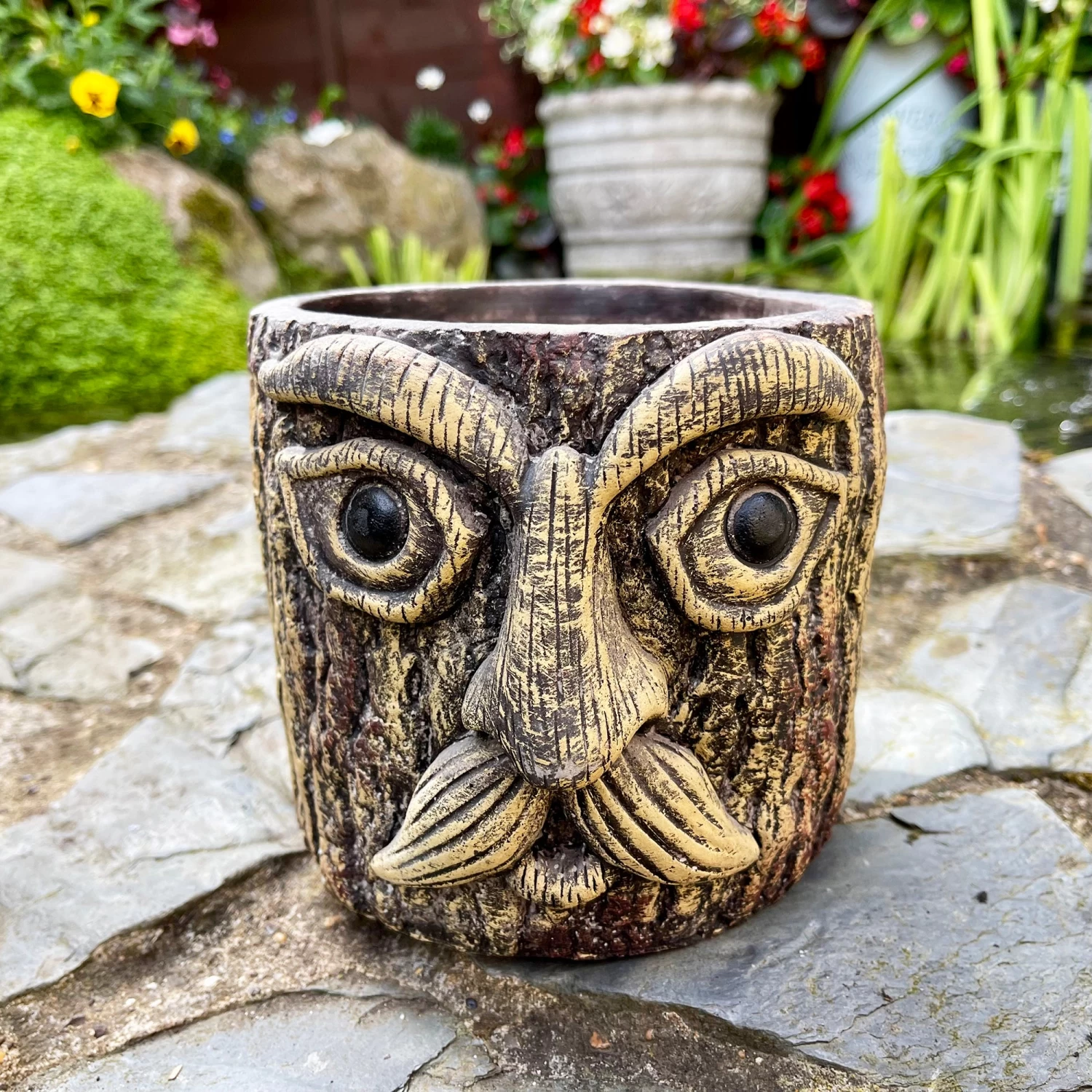 Darthome Limited Cement Tree Face Planter 4 Darthome Limited Cement Tree Face Planter - Image 2