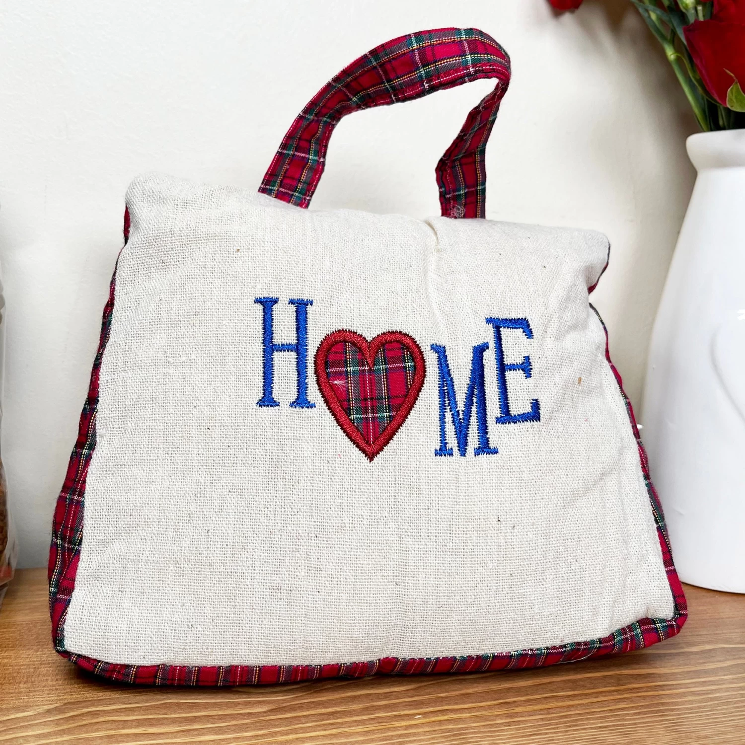 Darthome Limited Tartan Red Home Doorstop 3 Darthome Limited Tartan Red Home Doorstop