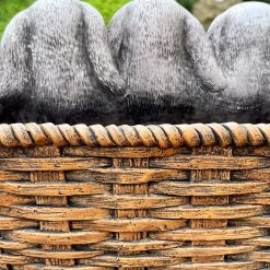 Darthome Limited Cement Three Wise Rabbits In Basket Planter -Décor Dreams Shop IMG E6359 edited61