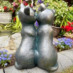 Darthome Limited Resin Preening Cats Garden Sculpture -Décor Dreams Shop IMG E6426 edited125