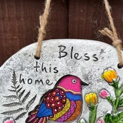 Darthome Limited Bless This Home Cement Hanging Plaque 10 Darthome Limited Bless This Home Cement Hanging Plaque -Décor Dreams Shop IMG E6474 edited167