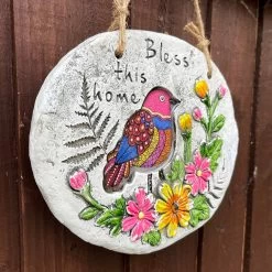 Darthome Limited Bless This Home Cement Hanging Plaque 12 Darthome Limited Bless This Home Cement Hanging Plaque -Décor Dreams Shop IMG E6476 edited169