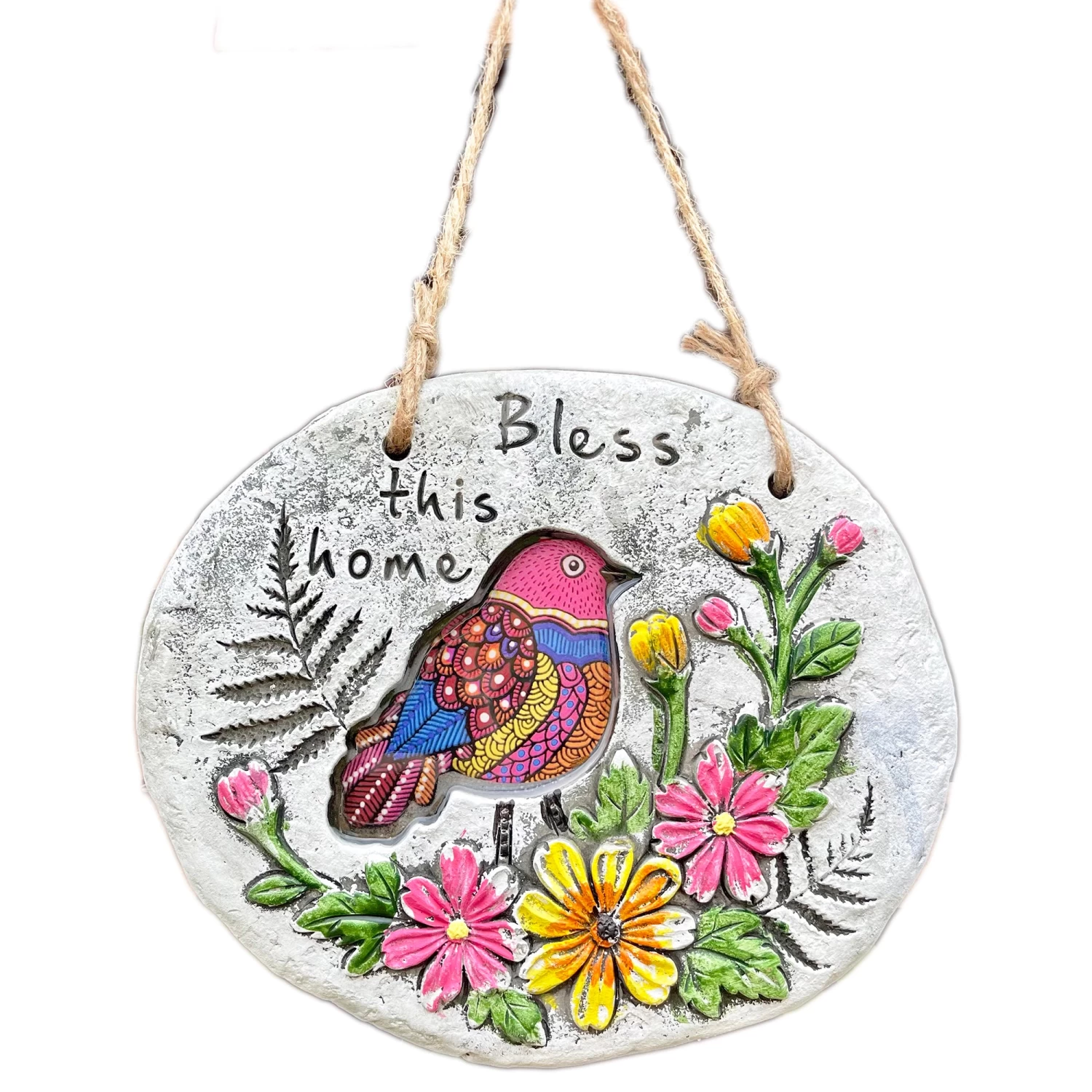 Darthome Limited Bless This Home Cement Hanging Plaque 8 Darthome Limited Bless This Home Cement Hanging Plaque - Image 6