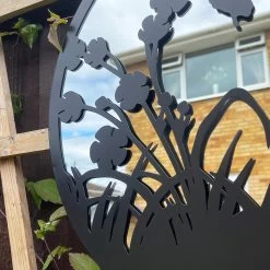 Darthome Limited Butterfly Flower Garden Silhouette Mirror -Décor Dreams Shop IMG E6530 edited216