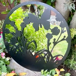 Darthome Limited Butterfly Flower Garden Silhouette Mirror -Décor Dreams Shop IMG E6532 edited218