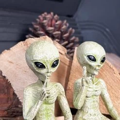 Darthome Limited Set Of 2 Alien Shelf Sitter Decorations -Décor Dreams Shop IMG E6533