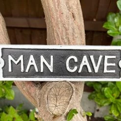 Darthome Limited Cast Iron Man Cave Wall Sign -Décor Dreams Shop IMG E6561 edited245