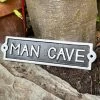 Darthome Limited Cast Iron Man Cave Wall Sign