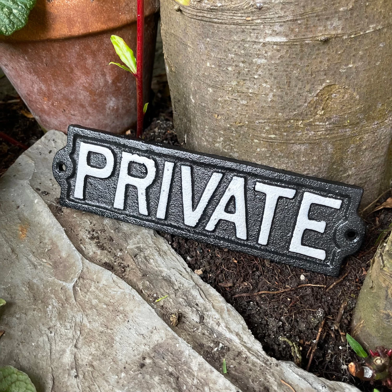 Darthome Limited Black Cast Iron Private Sign 5 Darthome Limited Black Cast Iron Private Sign - Image 3