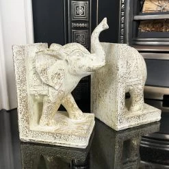 Darthome Limited Set Of 2 Indian Elephant Bookends -Décor Dreams Shop IMG E6683