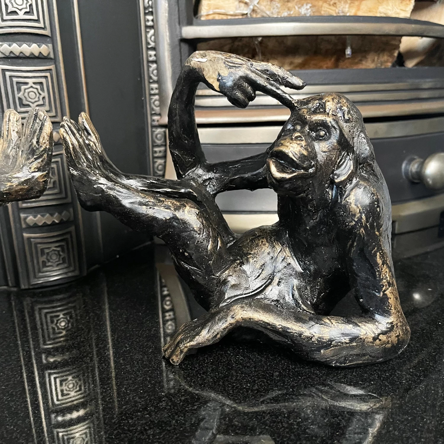 Darthome Limited Black Ape Bookends 4 Darthome Limited Black Ape Bookends - Image 2