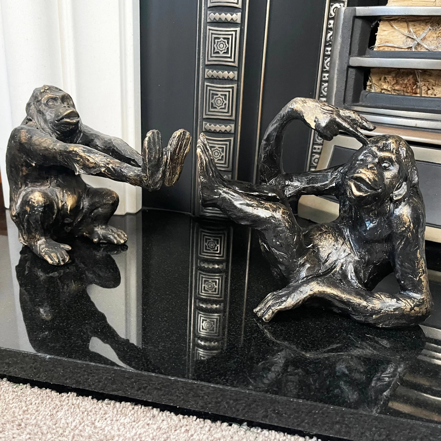 Darthome Limited Black Ape Bookends 3 Darthome Limited Black Ape Bookends