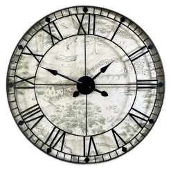 Darthome Limited Black Metal 88cm Skeleton Wall Clock -Décor Dreams Shop IMG E6860copy