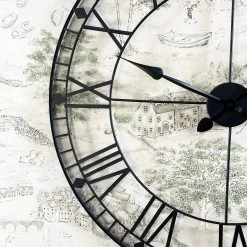 Darthome Limited Black Metal 88cm Skeleton Wall Clock -Décor Dreams Shop IMG E6868 5899732f d2df 41a4 943b 0c41996fdb1a