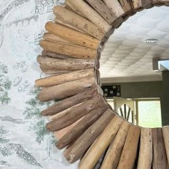 Darthome Limited Driftwood Round Mirror 80cm -Décor Dreams Shop IMG E6907