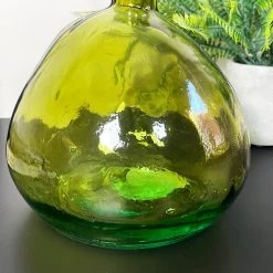Darthome Limited Recycled Glass Green Bubble Vase -Décor Dreams Shop IMG E7003