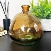 Darthome Limited Recycled Glass Brown Bubble Vase -Décor Dreams Shop IMG E7008